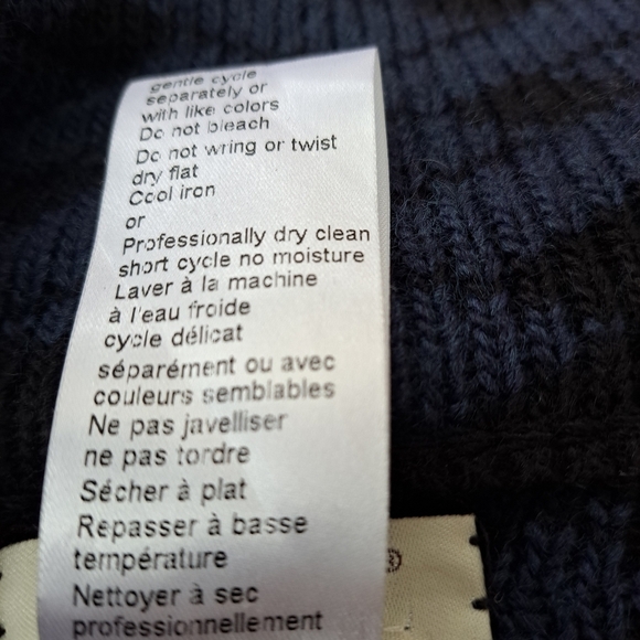 Cocogio long knit cardigan, sweater Alpaga and wool. Made in Italy Size L - Picture 13 of 13